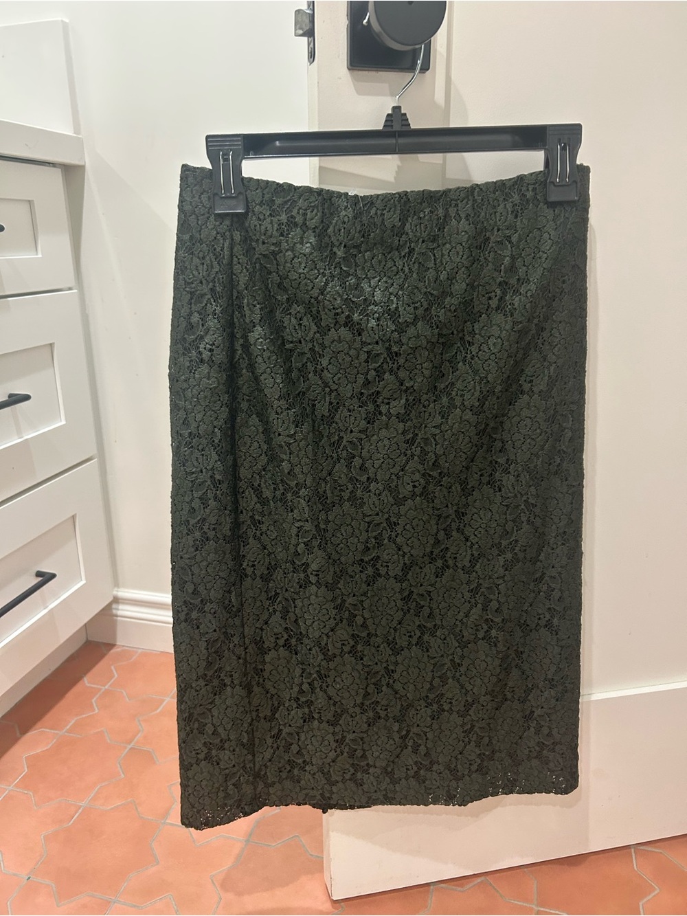 NWT Ann Taylor Glazed Lace Pencil Skirt